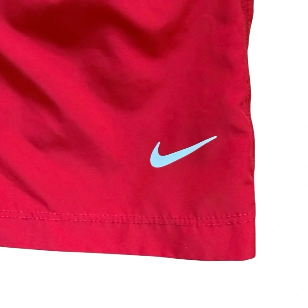4/$25 Nike Multi Dri-FIT Training Athletic Shorts Unisex Kids Small Red Sports